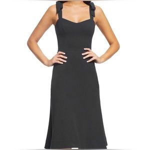 Dress The Population Hana tie shoulder midi dress (size medium)